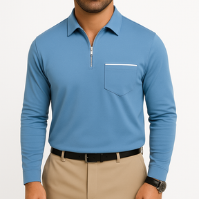Polo Masculina Manga Longa
