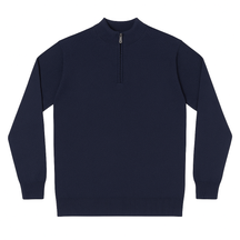 Suéter  Com Zíper Na Gola Blusa de inverno Masculino