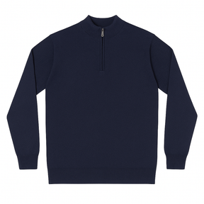 Suéter  Com Zíper Na Gola Blusa de inverno Masculino