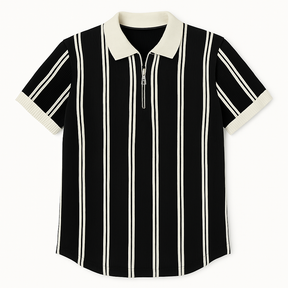 Camisa Polo Masculina com Meia Zíper - Estilo Moderno