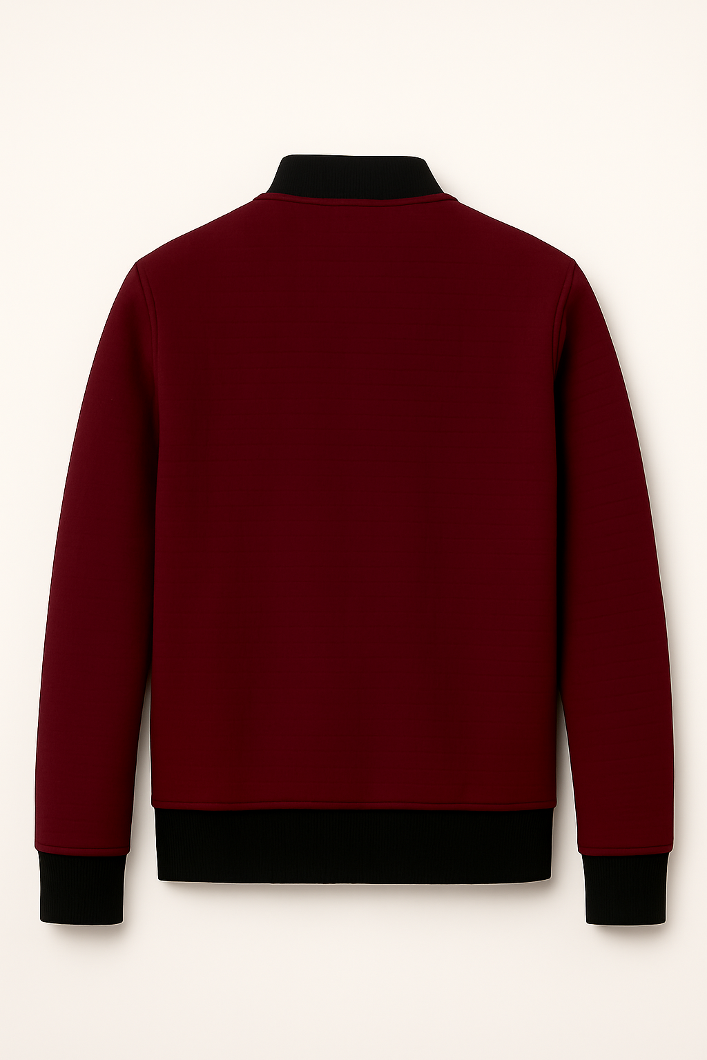 Jaqueta Masculina Casual com Zíper e Gola Stand