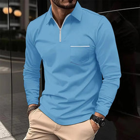 Polo Masculina Manga Longa