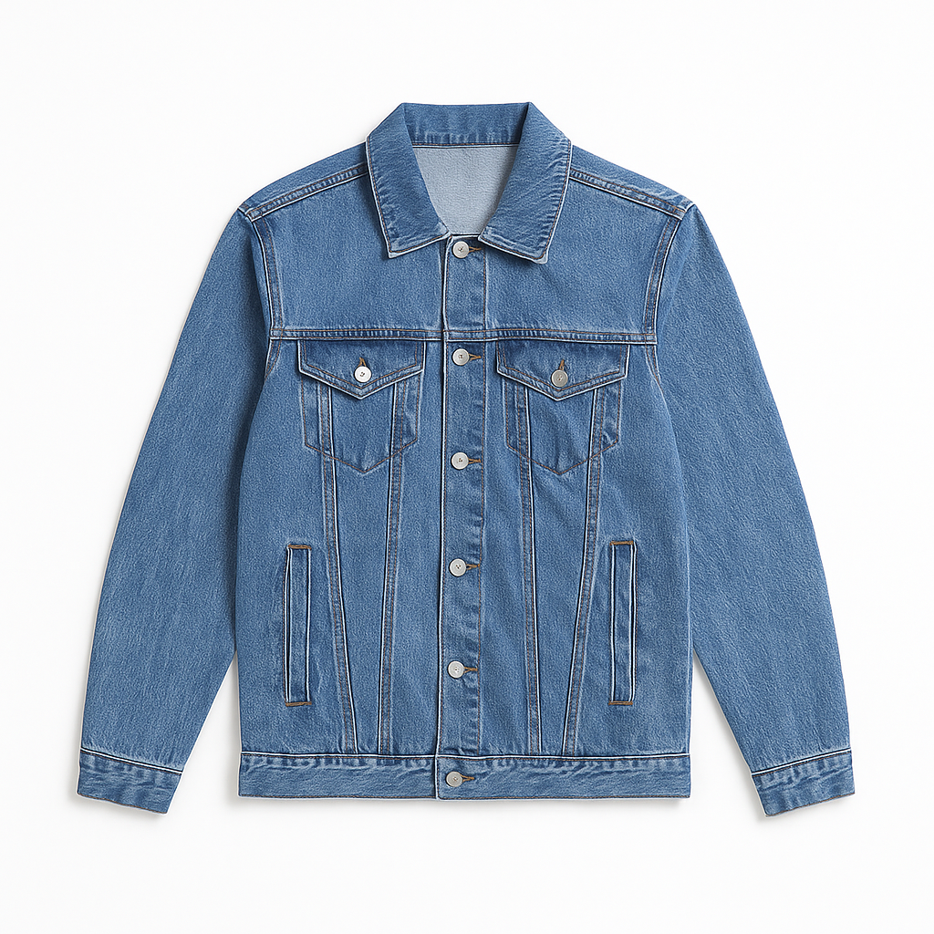 Jaqueta Jeans Masculina Milano Azzurra – Estilo Urbano Azul Claro | Vestorinni