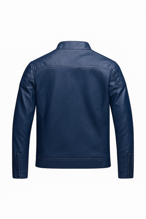 Jaqueta Masculina de Couro Casual Vestorinni