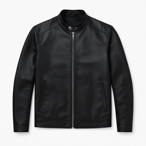 Jaqueta de Couro Masculina Preta