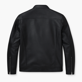 Jaqueta de Couro Masculina Preta