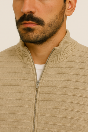 Suéter de Tricot Masculino Firenze Zíper