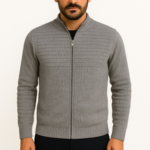 Suéter de Tricot Masculino Firenze Zíper