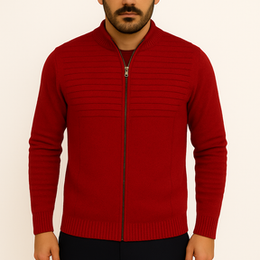 Suéter de Tricot Masculino Firenze Zíper