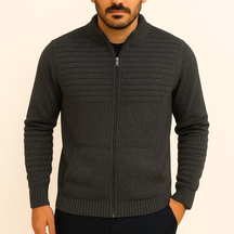 Suéter de Tricot Masculino Firenze Zíper