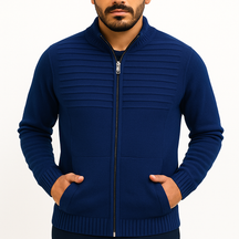 Suéter de Tricot Masculino Firenze Zíper