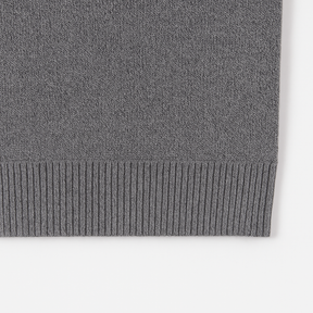 Suéter Tricot Gola Alta com Zíper