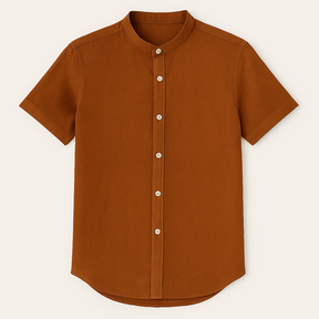 Camisa Masculina de Linho e Algodão - Estilo Casual