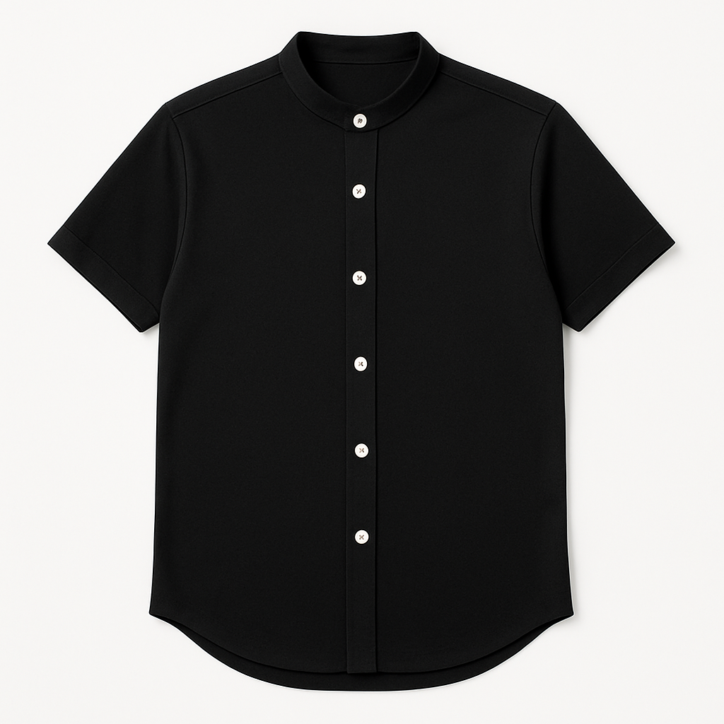 Camisa Masculina de Linho e Algodão - Estilo Casual