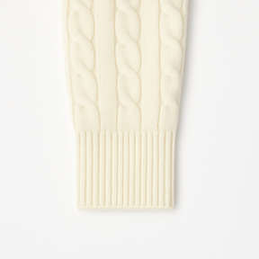 Suéter masculino  com gola alta e zíper em malha jacquard, estilo coreano