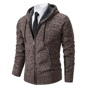 Cardigan Masculino de Flanela com Zíper