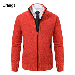 Cardigan Masculino de Flanela com Zíper
