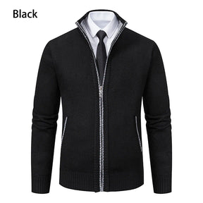 Cardigan Masculino de Flanela com Zíper