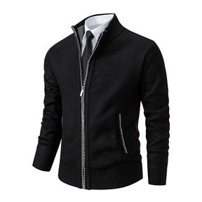 Cardigan Masculino de Flanela com Zíper