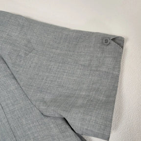 Camisas de linho de algodão de verão para homens casuais camisas de manga curta blusas sólidas gola virada para baixo camisas de praia formais roupas masculinas