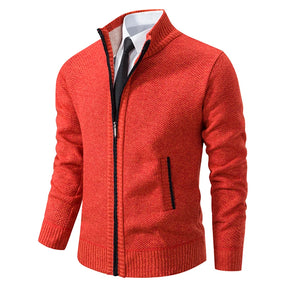 Cardigan Masculino de Flanela com Zíper