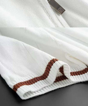 Chch 2024 novo verão camisa polo de malha com nervuras para homens respirável e legal marca qualidade camisas polo texturizadas dos homens