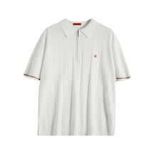 Chch 2024 novo verão camisa polo de malha com nervuras para homens respirável e legal marca qualidade camisas polo texturizadas dos homens