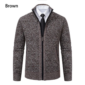 Cardigan Masculino de Flanela com Zíper