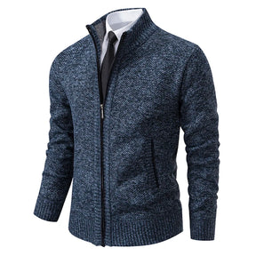 Cardigan Masculino de Flanela com Zíper