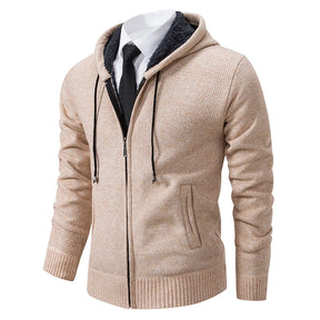Cardigan Masculino de Flanela com Zíper