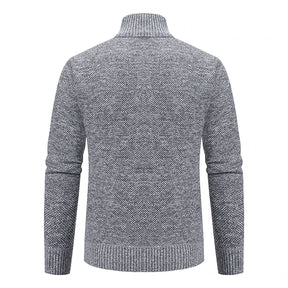 Cardigan Masculino de Flanela com Zíper