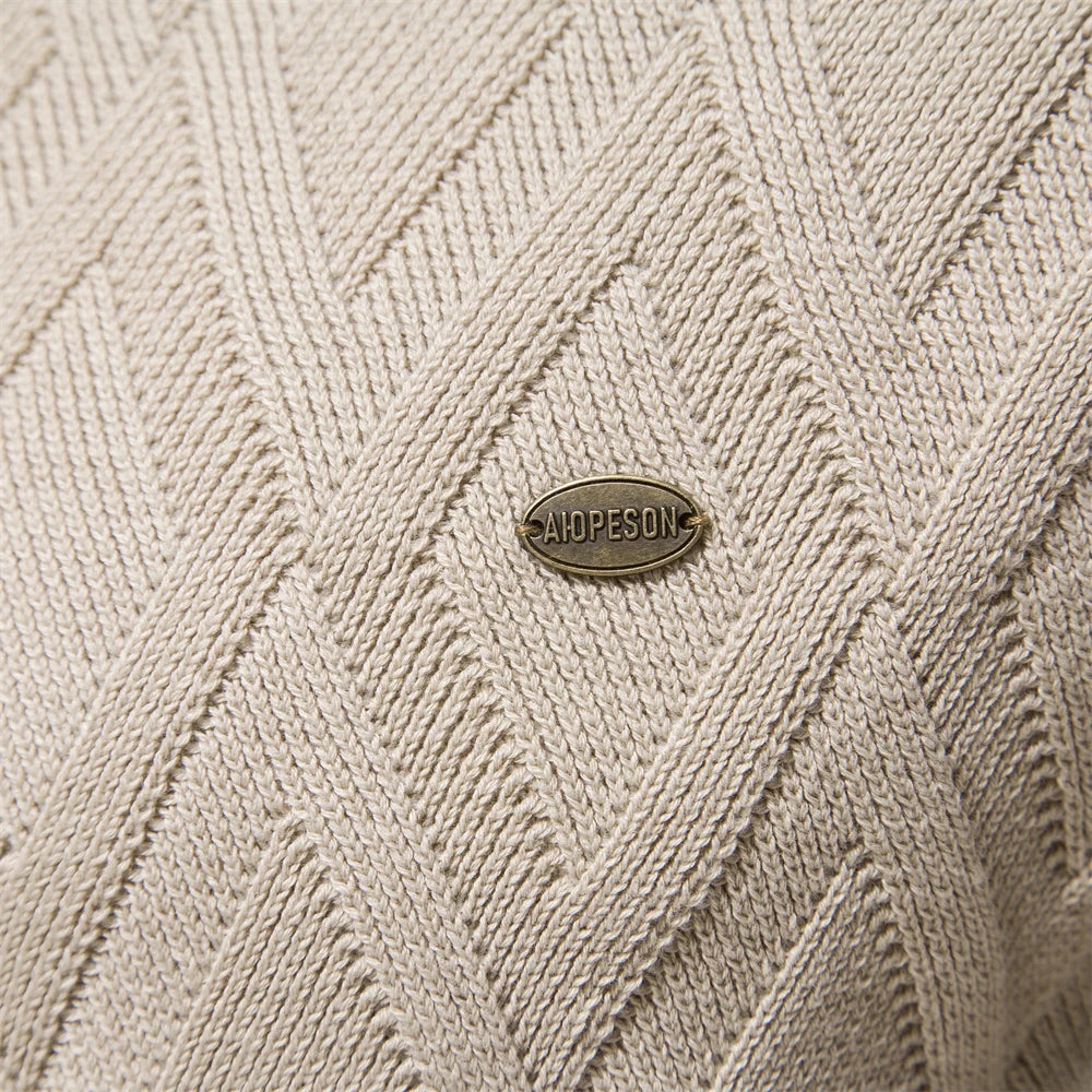 Pulôver Masculino Argyle Elegante