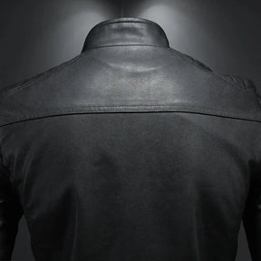 Jaqueta Masculina de Couro Casual Vestorinni