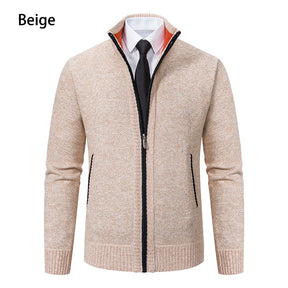 Cardigan Masculino de Flanela com Zíper