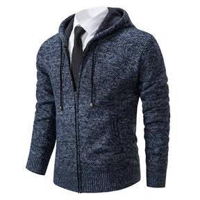 Cardigan Masculino de Flanela com Zíper