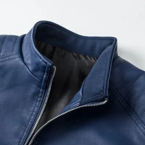 Jaqueta Masculina de Couro Casual Vestorinni