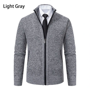 Cardigan Masculino de Flanela com Zíper