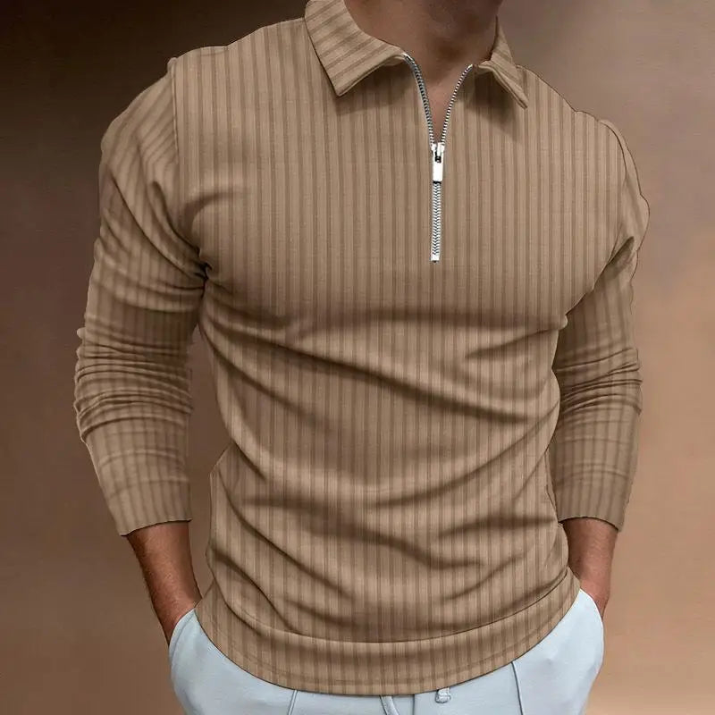 Primavera 2024 transfronteiriça novo estilo pit strip manga comprida camisa cor sólida moda casual
