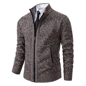 Cardigan Masculino de Flanela com Zíper