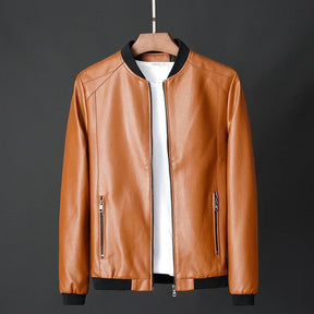 Jaqueta Couro Masculina Vittorio Motociclista