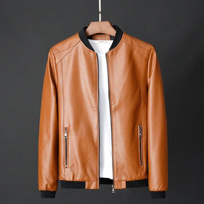 Jaqueta Couro Masculina Vittorio Motociclista
