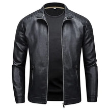 Jaqueta Masculina de Couro Casual Vestorinni