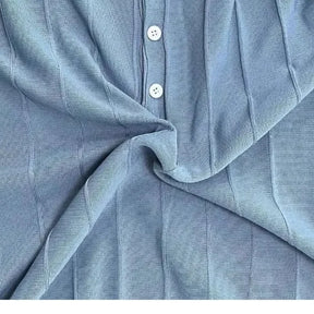 Camisa polo de seda gelo masculina manga curta malha verão fino ajuste muscular negócios casual moda respirável roupas confortáveis