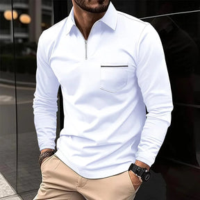 Polo Masculina Manga Longa