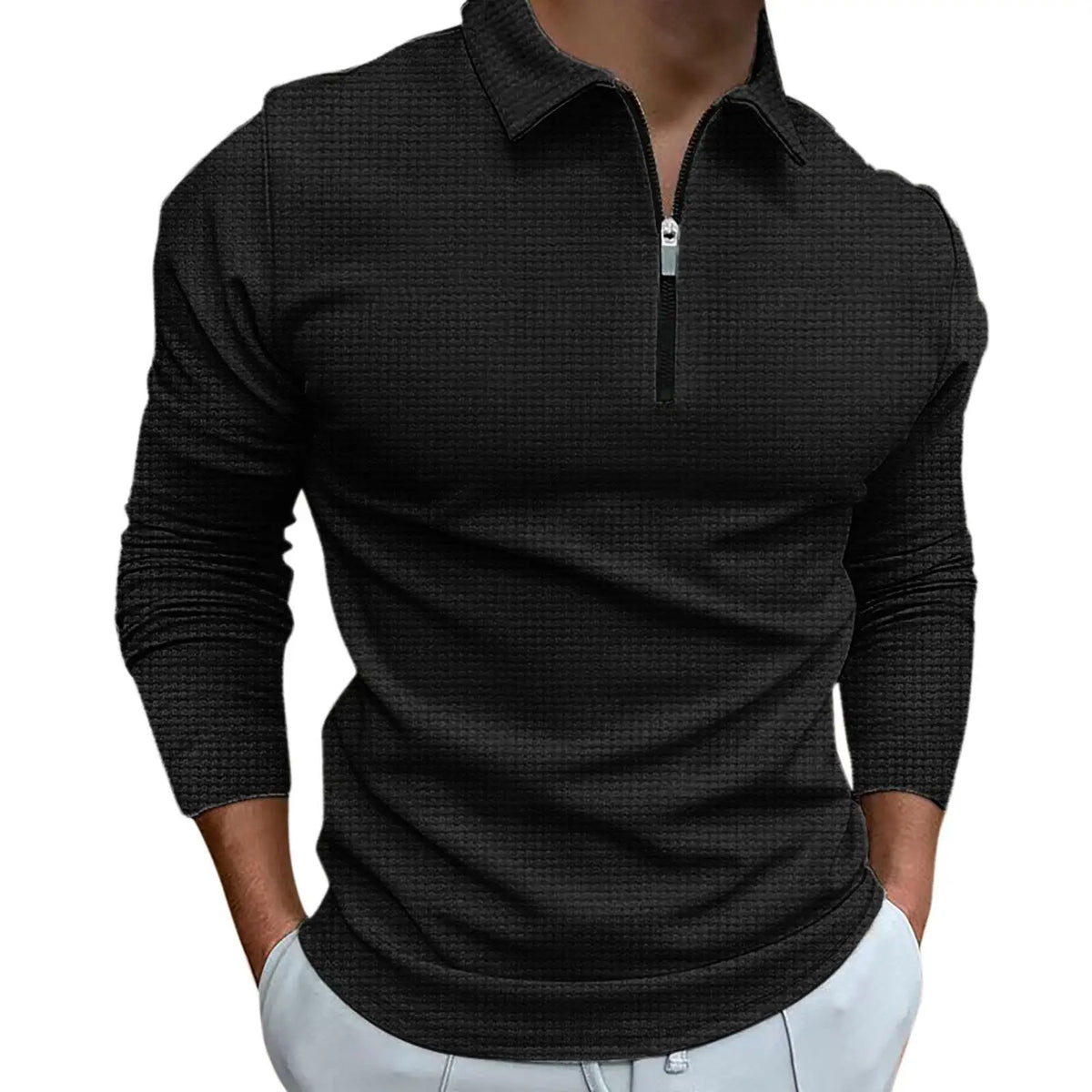Primavera 2024 transfronteiriça novo estilo pit strip manga comprida camisa cor sólida moda casual