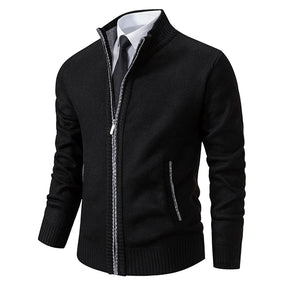 Cardigan Masculino de Flanela com Zíper