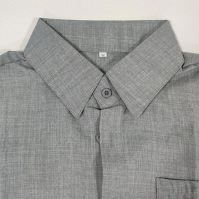 Camisas de linho de algodão de verão para homens casuais camisas de manga curta blusas sólidas gola virada para baixo camisas de praia formais roupas masculinas
