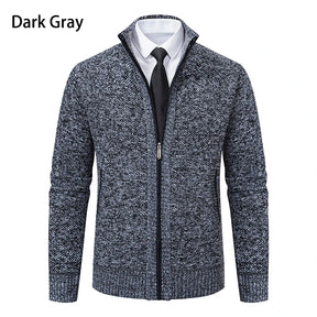 Cardigan Masculino de Flanela com Zíper