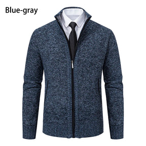 Cardigan Masculino de Flanela com Zíper
