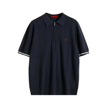 Chch 2024 novo verão camisa polo de malha com nervuras para homens respirável e legal marca qualidade camisas polo texturizadas dos homens